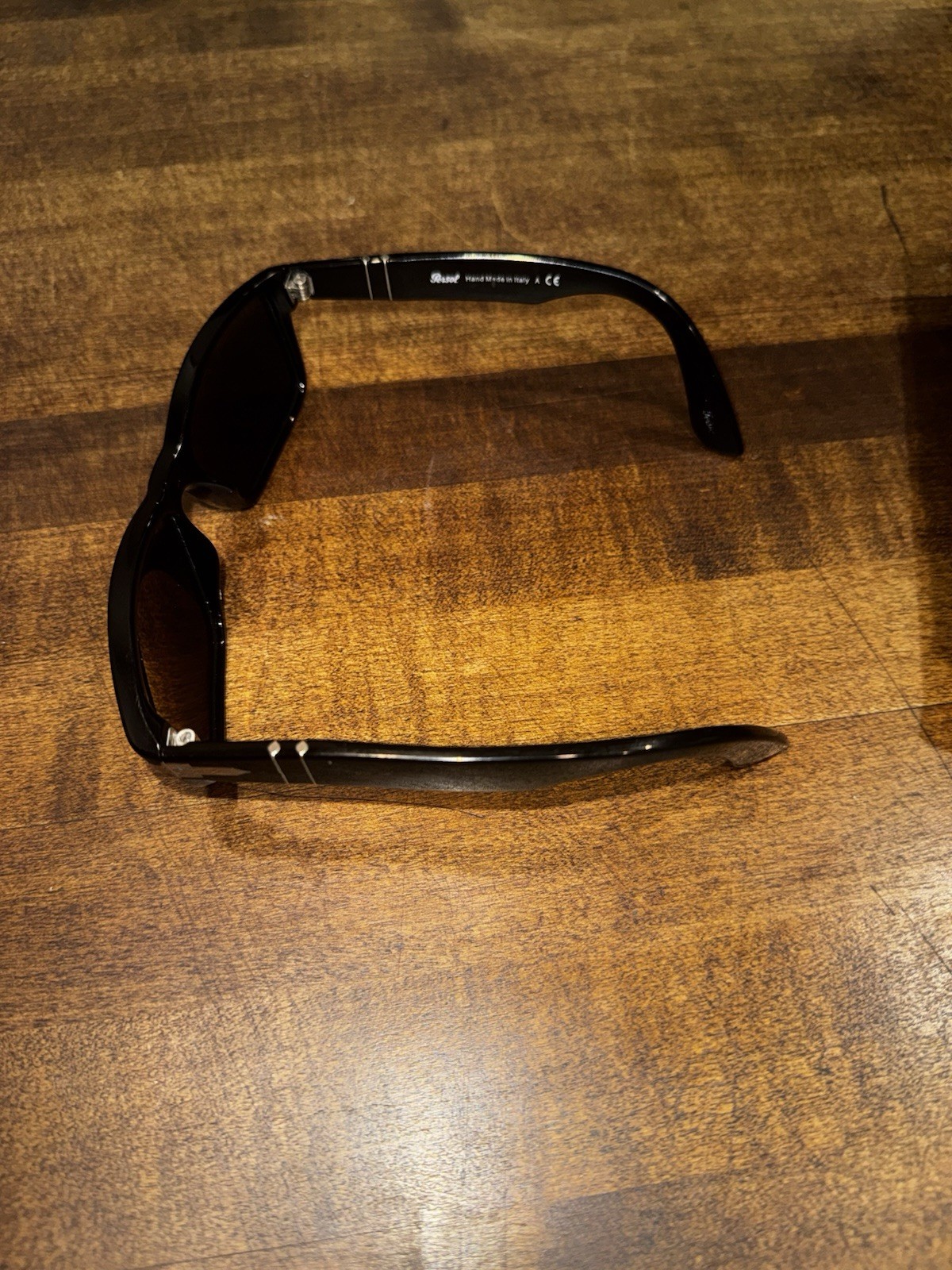 Persol Lightweight Rectangle Classic Black Plasti… - image 3