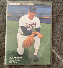 1991 Mother's Cookies Nolan Ryan 300 Wins #2 Texas Rangers Baseball Card