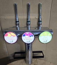 3 Way Beer Pump/ Beer Font / Pub / Bar/Mancave/Madri/Beavertown/Orchards