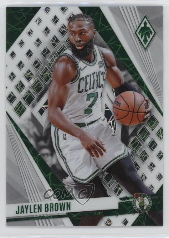 2023-24 Panini Phoenix White Lazer Phoenix 22/150 Jaylen Brown #77 1o6w