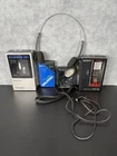 Vintage Walkman Lot Sony Panasonic Cassette Players Parts Repair Headphones