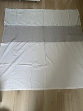 New Gray And White Striped Shower Curtain