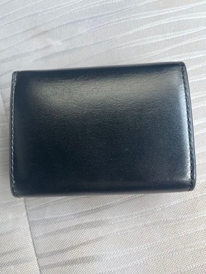 DIESEL Black Leather Tri-fold Wallet | eBay
