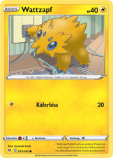 Wattzapf / Pokémon Karte / Deutsch / Farbenschock / 055/185 / VIV 055 / Nonholo