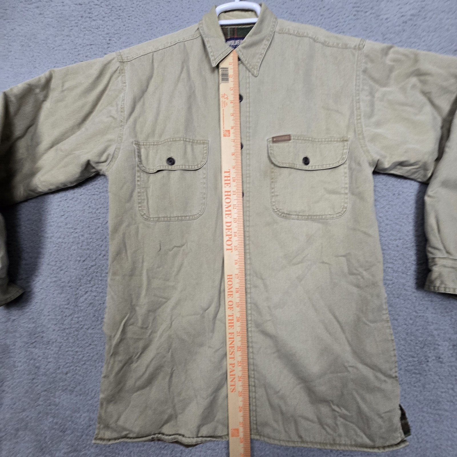 Wolverine Jacket Mens Medium Shacket Flannel line… - image 7