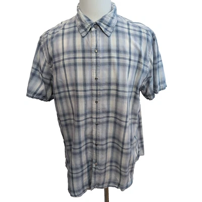 Chemise LEVI'S Homme XL Gris Anthracite à Carreaux Boutons Pression Translucides - Photo 1/4