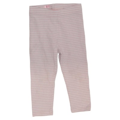 Next, Leggings, Größe: 92, Pink/Weiß, Baumwolle/Elasthan, Streifen, Mädchen #zcR