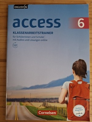 Access 6 English G Klassenarbeitstrainer 10. Klasse Cornelsen ISBN 9783060330911
