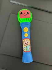 Cocomelon Sing Along Karaoke Microphone Toy Musical Light Up TESTED
