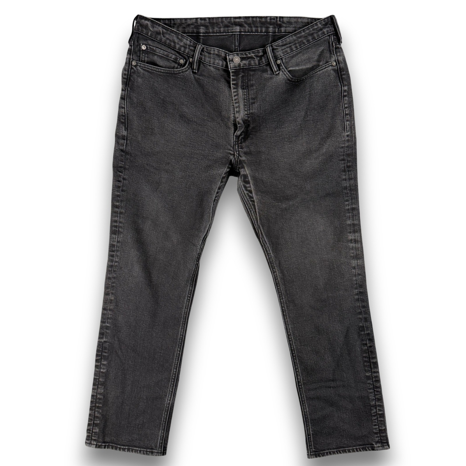Levi's 511 Jeans Mens 38x30 Gray Slim Fit Reflective Selvedge Denim Gusset Pants