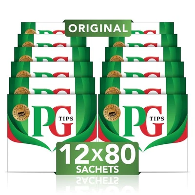 PG Tips - Original Schwarztee - 12 x 80 Teebeutel - Bild 1 von 4