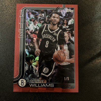 Ziaire Willams #d /5 2025-26 Topps Season Tip Off Red Foilboard #9 1:5,218 SSP