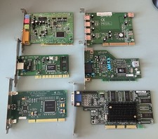 Vintage PCI Expansion Card Lot - 14 Cards - S...