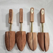 (2) Pairs Shoe Keepers by Rochester Shoe Tree Co  & Hanover Wood Size S (8)