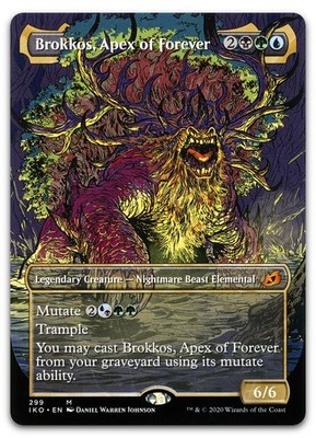 Brokkos, Apex of Forever (Showcase) #299 (LP) Ikoria IKO Magic MTG