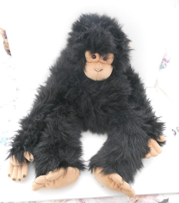 32 ZOLL GROßE PUPPET CO SCHWARZER AFFE HANDSCHUH HAND PLÜSCHTIER STOFFTIERE - AFFE - WILD