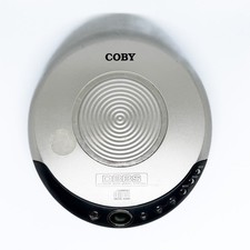 Coby CX-CD111 Portable CD Player DBBS Ultra Compact - Silver - TESTED WORKS