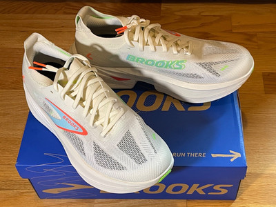 Brooks Hyperion Max 3 Men's 1104671D182 Running shoe - White, Size 10