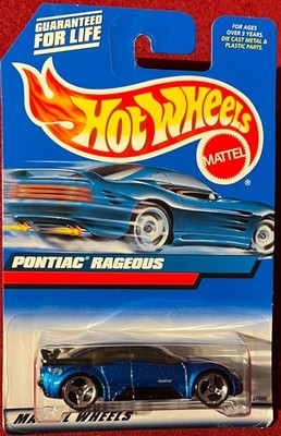 HOT WHEELS PONTIAC RAGEOUS BLUE 2000 #119. SEE COMBINED  OFFERS !