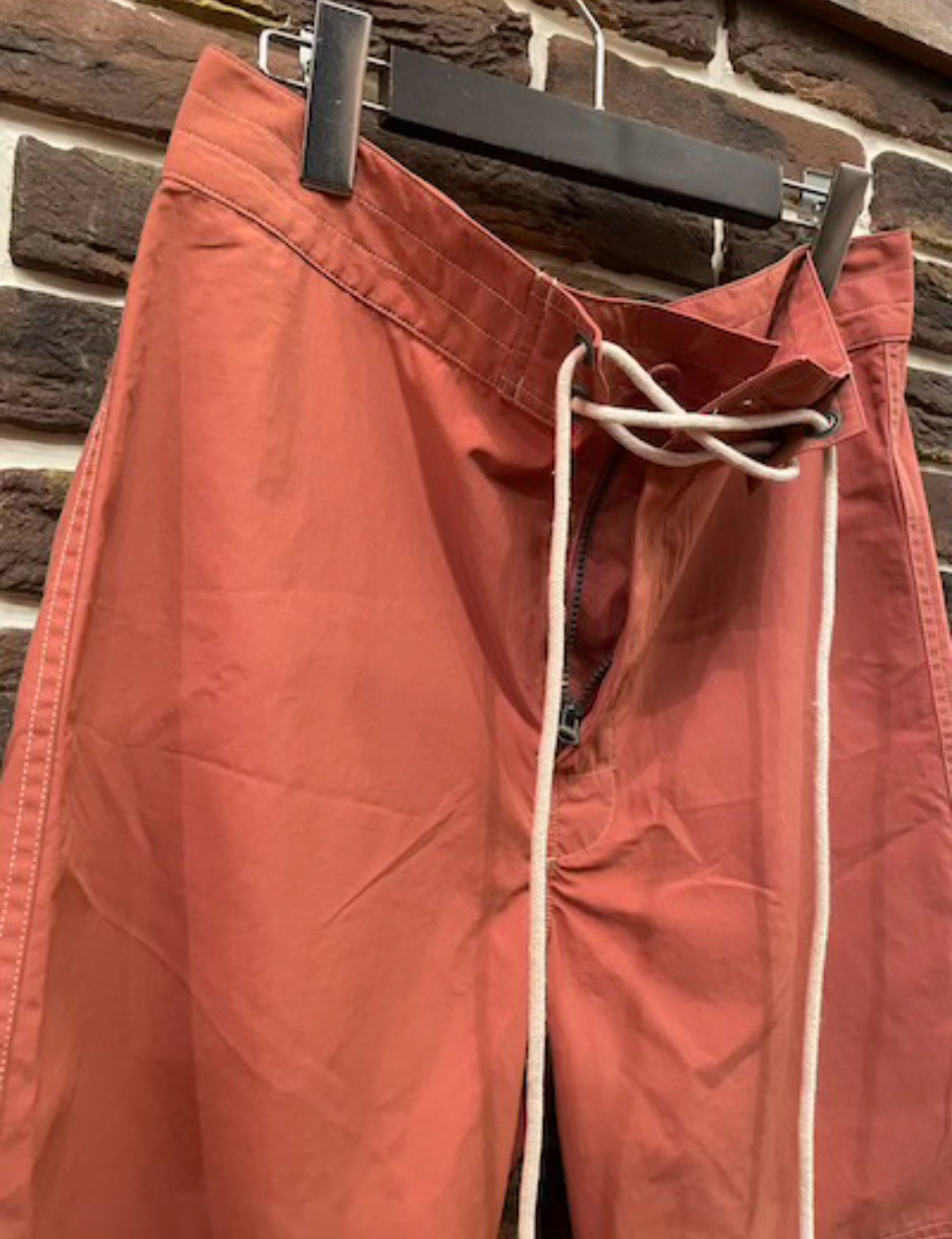 Double RL Ralph Lauren Faded Red Nylon Swim Trunks Board Shorts 34 BNWT RRL