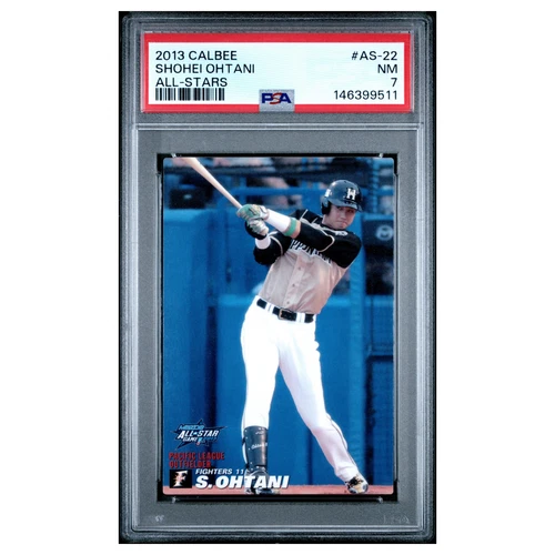 SHOHEI OHTANI Rookie #AS-22 psa 7 2013 Calbee all-stars Baseball Card MLB