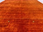 Rare Hand knotted Vintage Gabbah Gabbeh Pictorial Wool Area Rug 8 x 6 Ft — photo 5