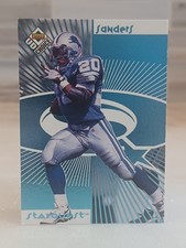 1998 Upper Deck UD Choice Starquest Blue Barry Sanders #20 HOF