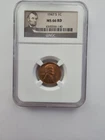 1947 S MS66 RD LINCOLN WHEAT PENNY/CENT GRADED NGC 1C S MINT COPPER COIN