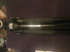 MANFROTTO 3021BPRO Professional Aluminum Tripod Black **Used Very Good** — photo 2