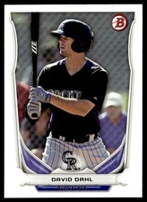 2014 Bowman Draft Picks & Prospects Top David Dahl Colorado Rockies #TP-15