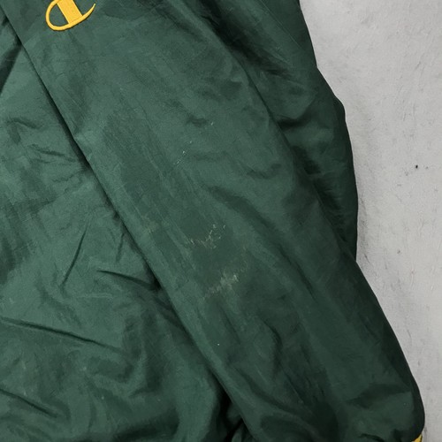 VINTAGE Green Bay Packers Jacket Mens XL Champion Windbreaker Pullover NFL 90s - Picture 5 of 12