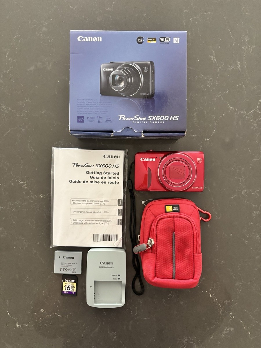 Canon PowerShot SX600 HS　【ジャンク品】 Canon PowerShot SX600 HS 16.0MP Digital Camera - Red for sale