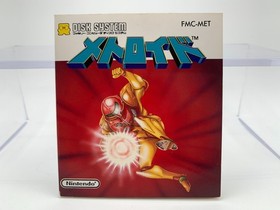 METROID Famicom Disk System FDS With Case + Manual + Stickers US Seller FDS0123