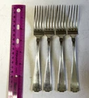 Gorham Etruscan  7” Forks Set of 4 – 7.16 oz Sterling Silver – No Mono/ B Mono