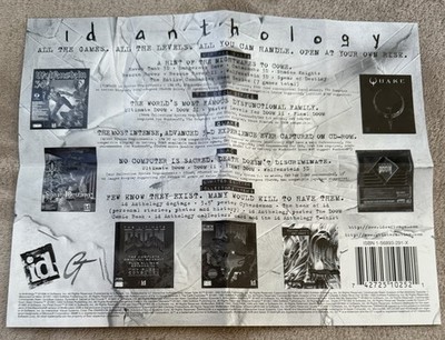 ID Anthology Collector's Edition Big Box PC Set. Rare ( T-shirt