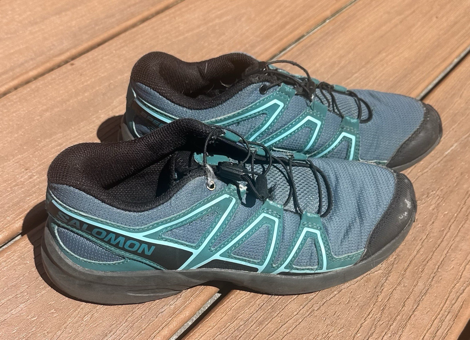 Scarpe Salomon Hiking Speedcross Trail Running Taglia 6 Blu Ottime Condizioni