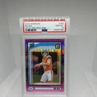 2024 Panini Donruss - Rated Rookie Bo Nix #369 Optic Preview Pink Prizm (RC)