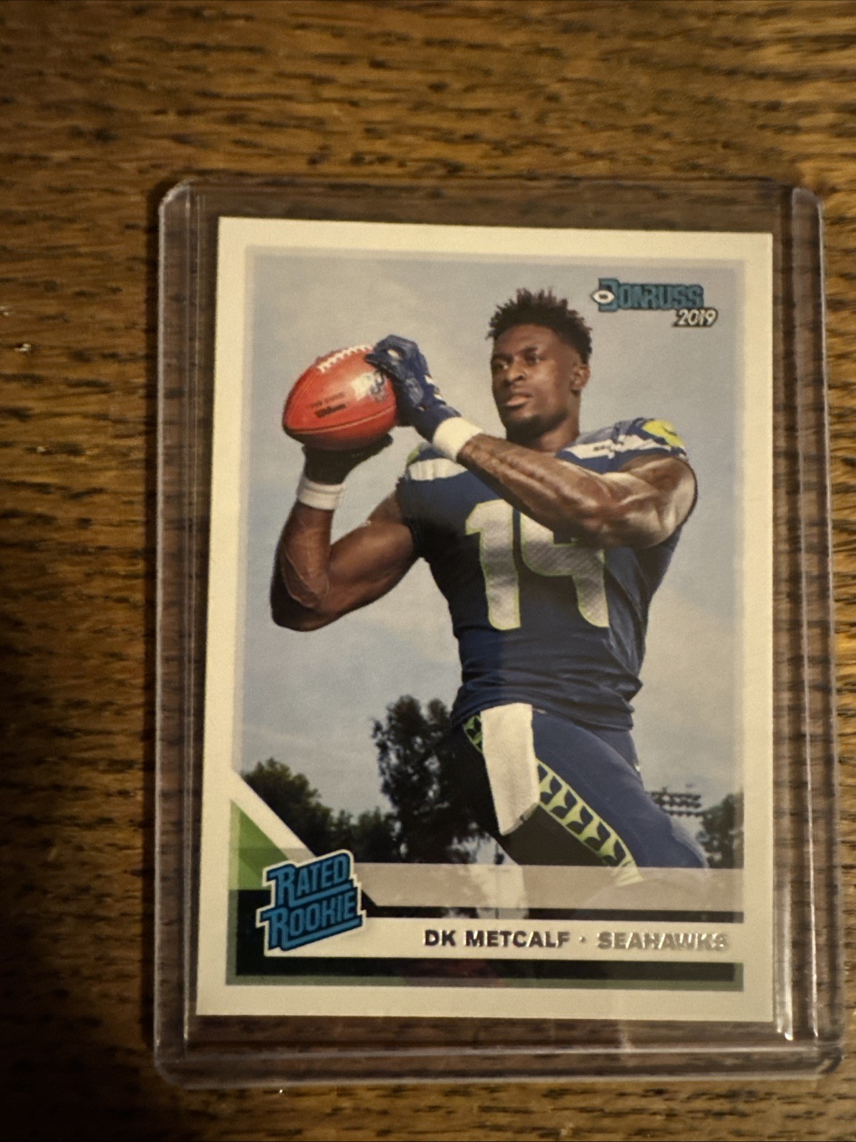 DK METCALF 2019 PANINI DONRUSS SEATTLE SEAHAWKS RATED Rookie RC #313 Steelers