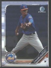 2019 Bowman Chrome #BCP-201 Briam Campusano Prospects