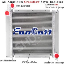 79000705 2 Row Radiator for Miller Welders Bobcat 250 Trailblazer 302 79000459