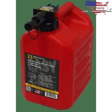 No Spill Gas Can W/ Easy On Off Nozzle FMD Technology Child Resistant Portable