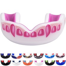 Oral Mart White/Pink Youth Vampire Fangs (Age 12 & Below), Pinky