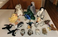 17 - Folkmanis Hand  Finger Puppets Lot Birds w/ 1 Mary Meyer Finger Puppet