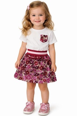 Simonetta Skirt and Top For Girls Size4