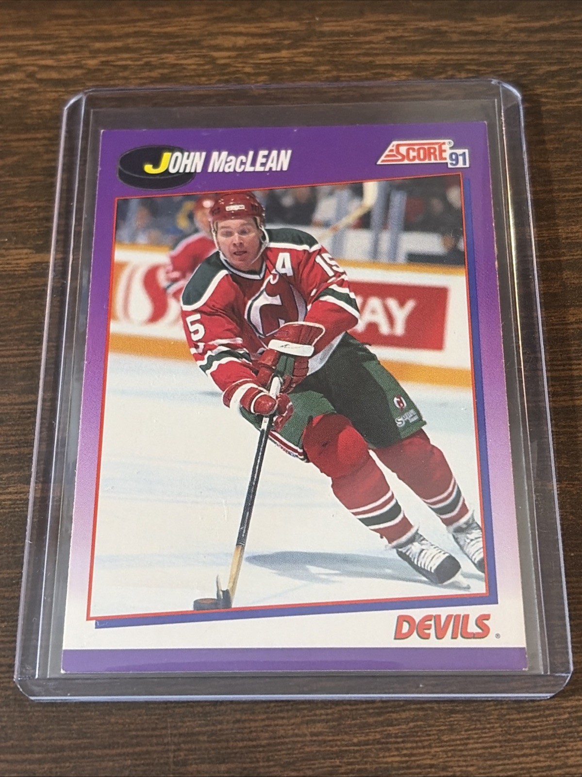 1991-92 Score American - John MacLean #210 New Jersey Devils (B)