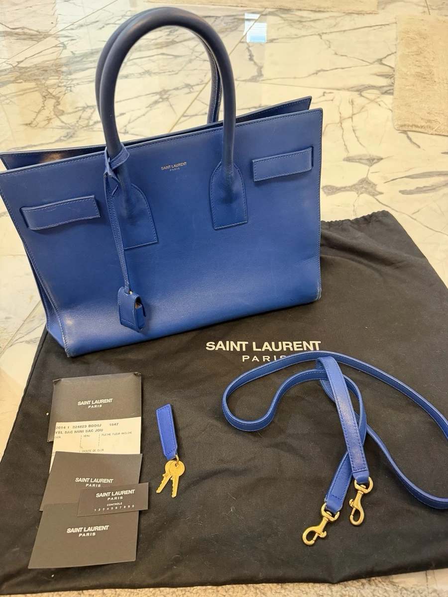 Saint Laurent Blue Bags & Handbags for Women for sale | eBay