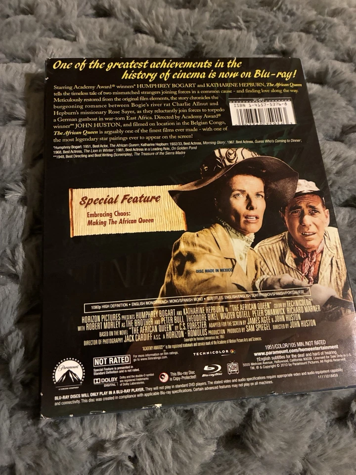 The African Queen 1951 Blu-ray, Sealed - Image 2 of 2