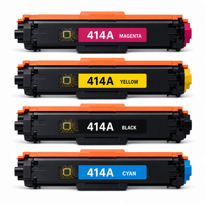 4PK Toner for HP 414A W2020A Color Laserjet Pro MFP M479fdn M479dw with Chip 