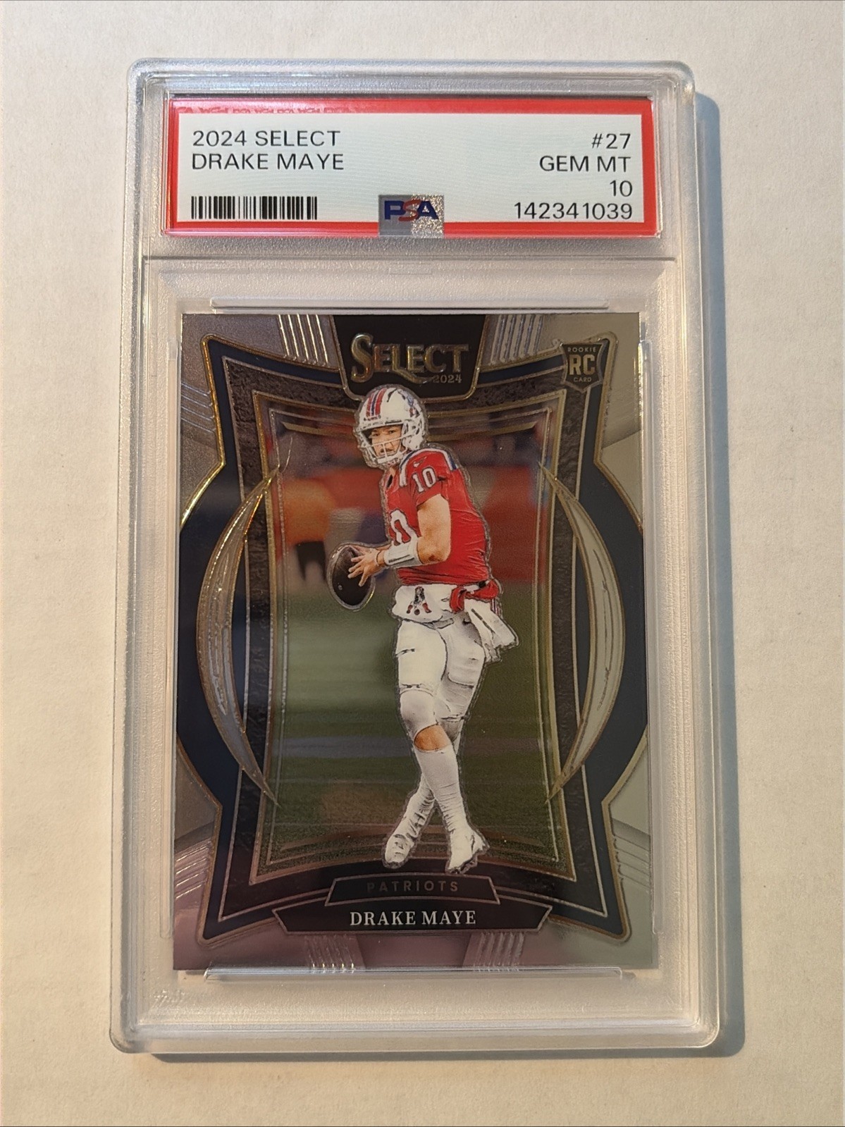 Drake Maye Panini Select #27 Base
