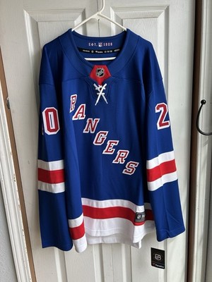 NWT Fanatics New York Rangers Blue Hockey Jersey Kredier #20 Size 2XL